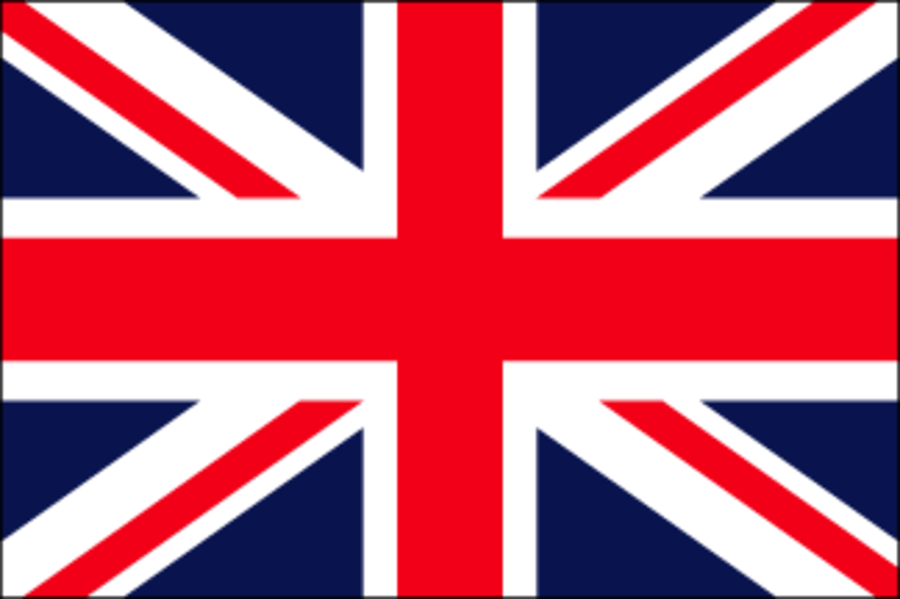 3x5 Foot (90x150 cm) United Kingdom International Polyester Indoor/Outdoor Flag